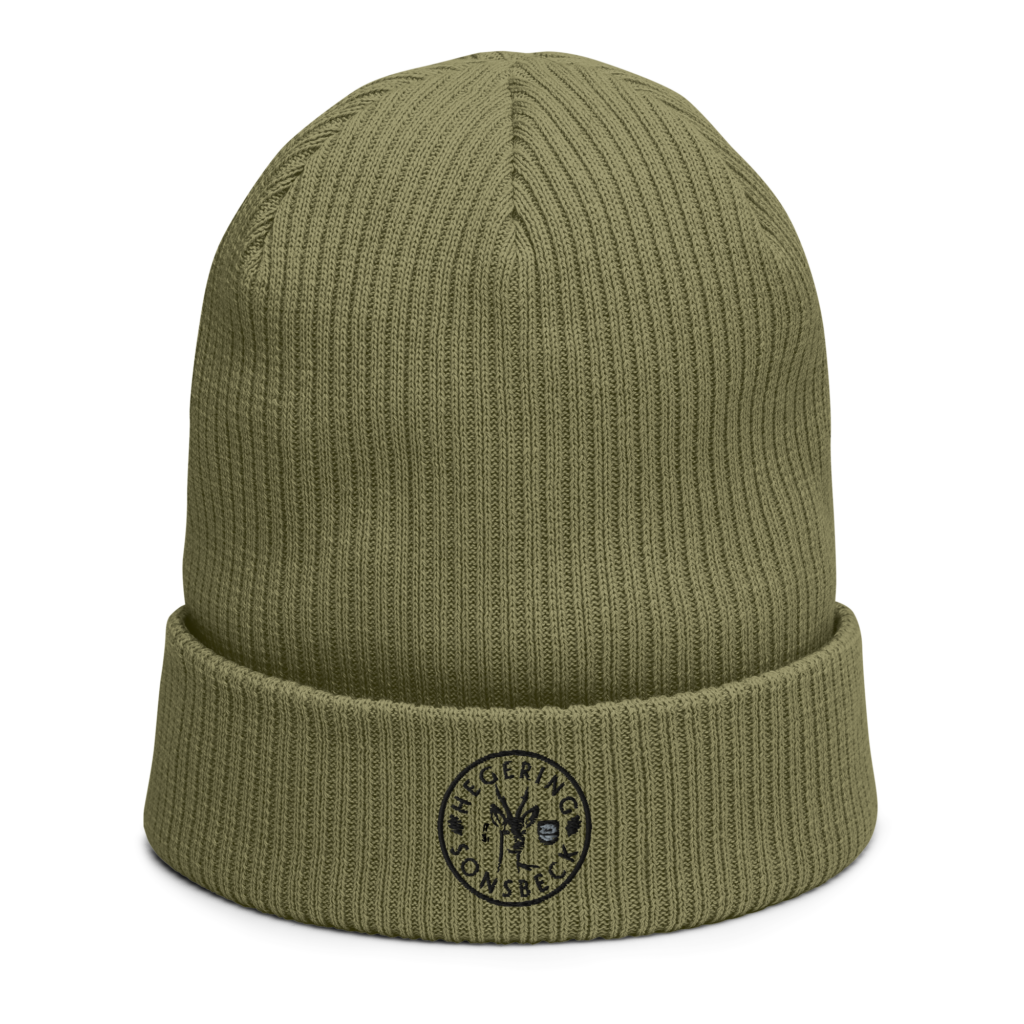 Gerippte Bio-Beanie